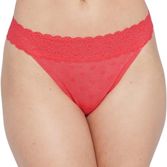 Skarlett Blue Women's Dare Dot Mesh
Red Thong Sz S - Picture 1 of 4